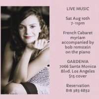 Live music : French Cabaret avec Myriam