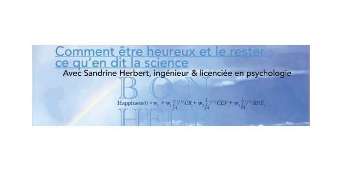 Berlin accueil vous invite à une VISIOconférence : Comment être heureux et le rester : ce qu'en dit la science