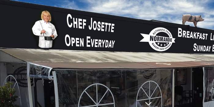 CAFÉ RENCONTRE Chez Chef Josette au Normandie Bakery