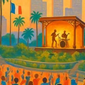 Bastille Day !!! French music, French food, French vibes 