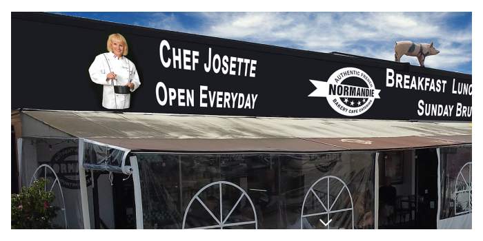 CAFÉ RENCONTRE Chez Chef Josette au Normandie Bakery
