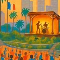 Bastille Day !!! French music, French food, French vibes 